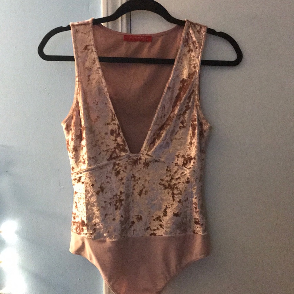 Velvet bodysuit